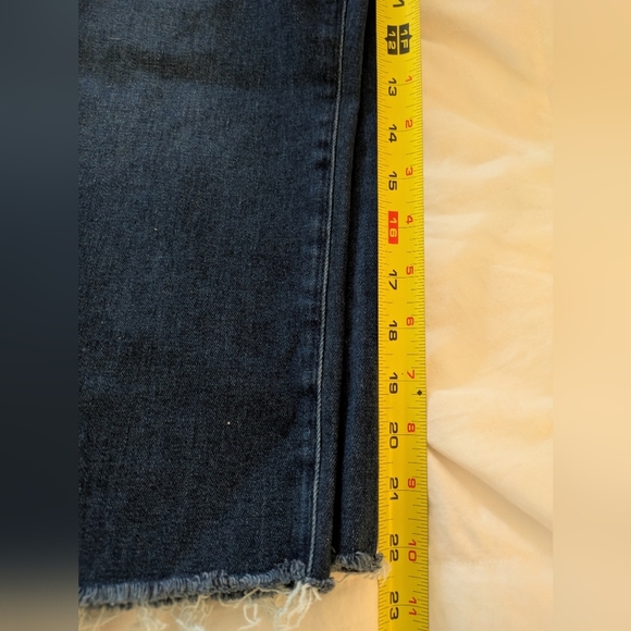 PAIGE Women's Jeans Amber 31 Raw Hem Cropped - Picture 15 of 16